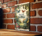 a book sitting on top of a wooden table