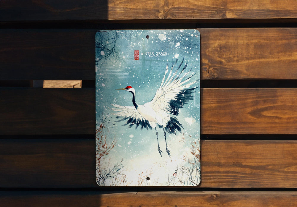 a picture of a bird on a wooden bench
