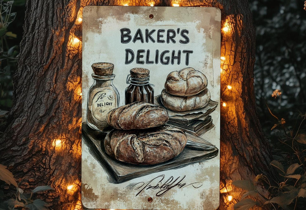 a picture of a sign that says baker's delight