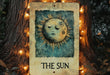 a sign with a picture of a sun on it