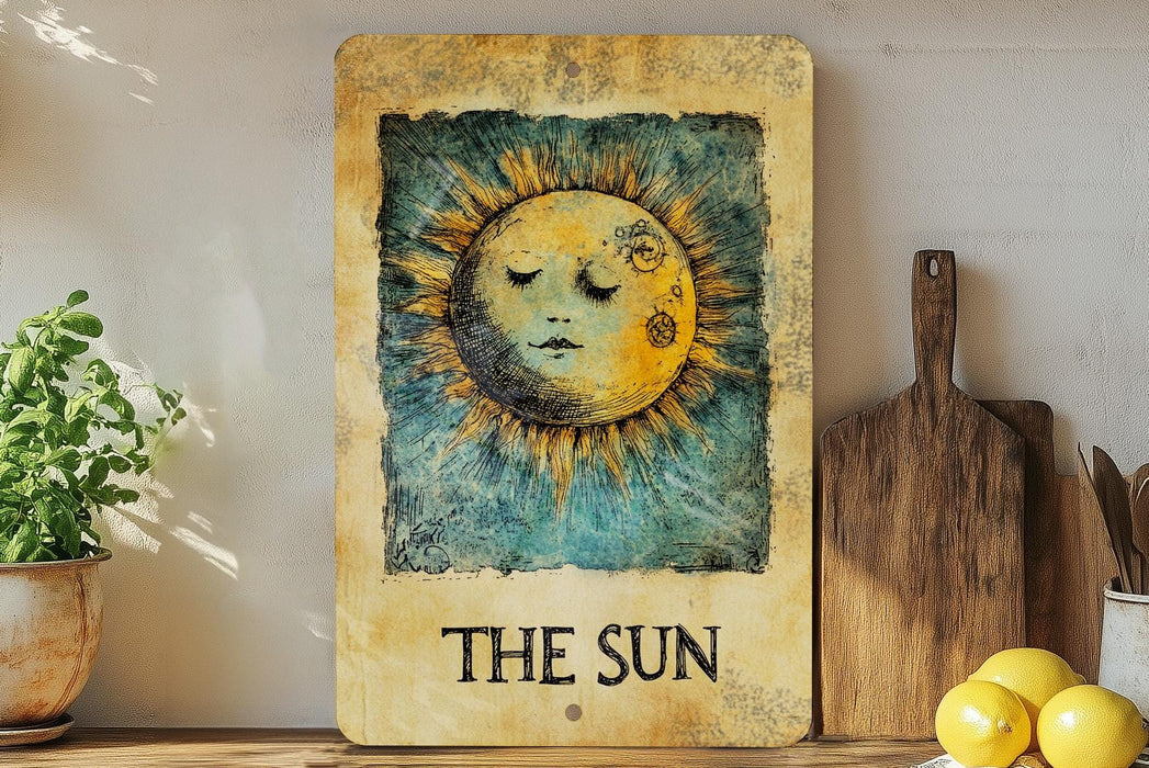 a picture of a sun with a face on it