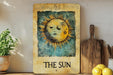 a picture of a sun with a face on it