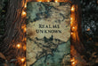 a book that is sitting on a tree