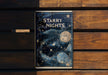 a metal box with starry nights written on it