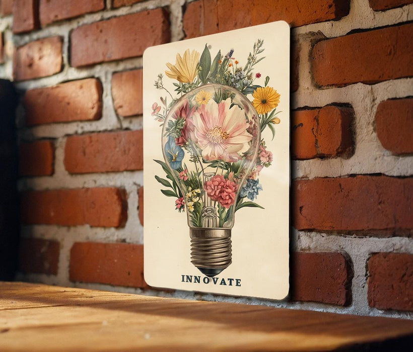 a picture of a light bulb with flowers on it