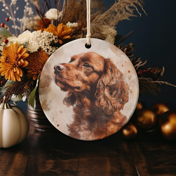 a picture of a dog hanging from a string