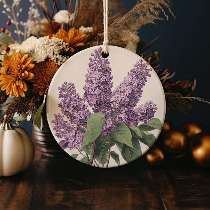a picture of a purple flower on a plate