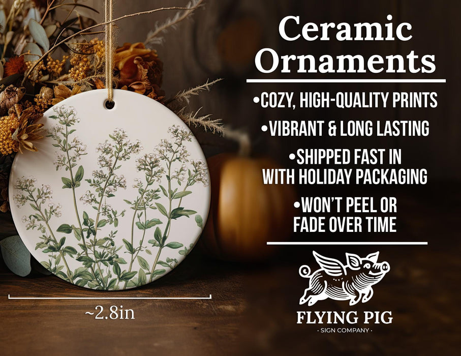 a ceramic ornament with a floral design on it
