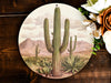 a picture of a cactus on a wooden table