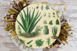 a plate with a variety of plants on it