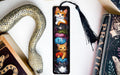 a bookmark with a picture of cats on it