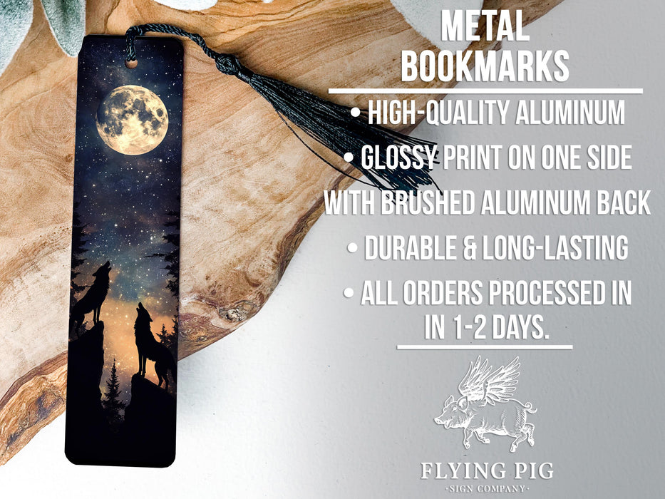 a bookmark with a picture of a man and a woman on it