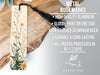 a bookmark with flowers and leaves on it