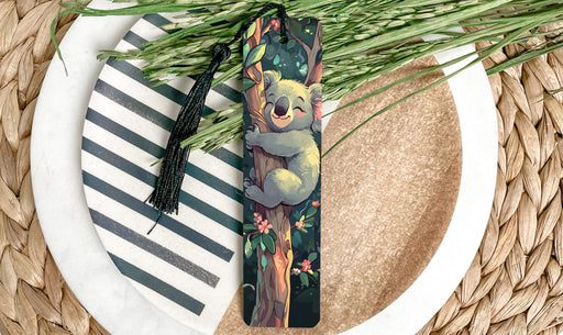 a picture of a bookmark with a koala bear on it
