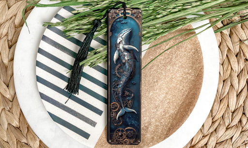 a bookmark with a picture of a fish on it