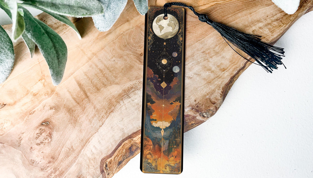 a piece of wood with a tassel hanging from it