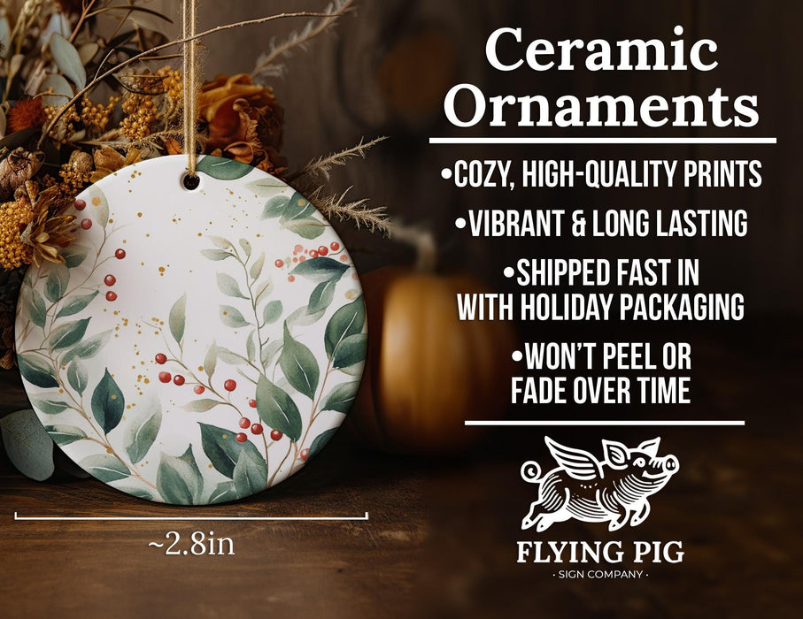 a ceramic ornament sitting on top of a wooden table