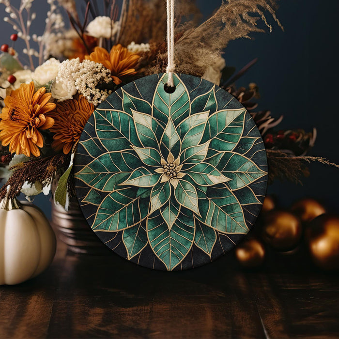 a wooden ornament sitting on top of a wooden table