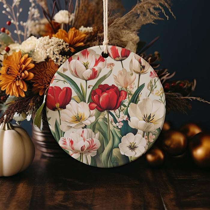 a table topped with a vase filled with flowers