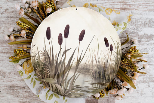 a plate with a painting of flowers on it
