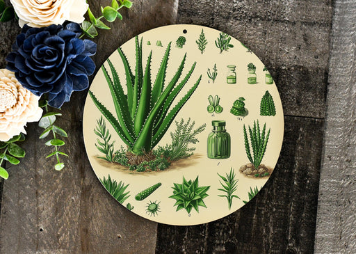 a plate with a succulent plant on it next to a bouquet of flowers