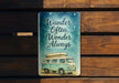 a sign that says wander often, wonder always