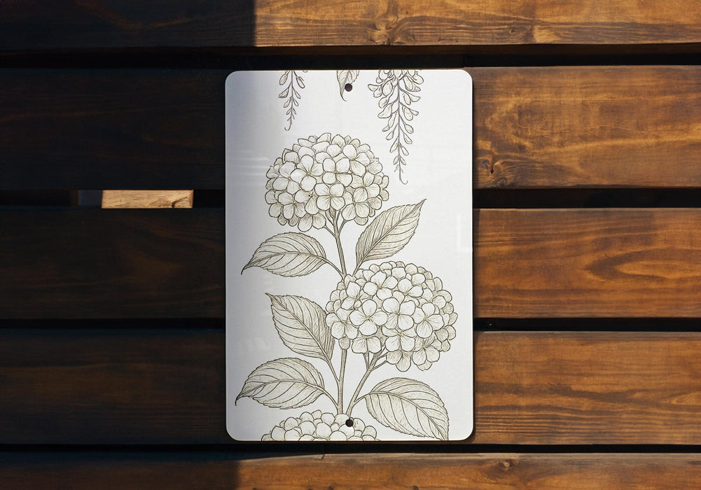 a picture of some flowers on a wooden bench