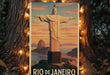 a picture of the statue of christ in rio de janiero