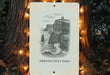 a sign with a picture of a lighthouse on it