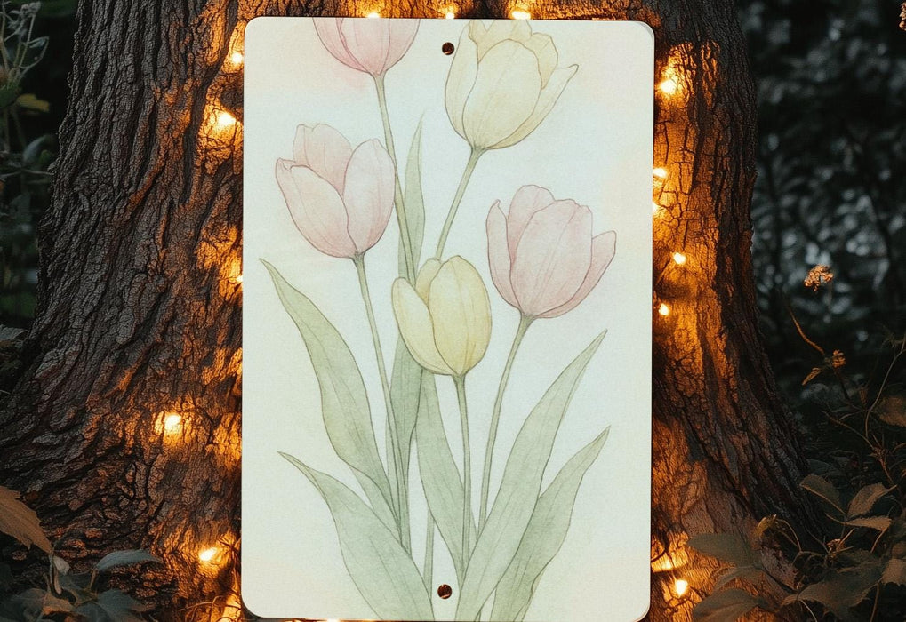 a picture of some flowers on a tree