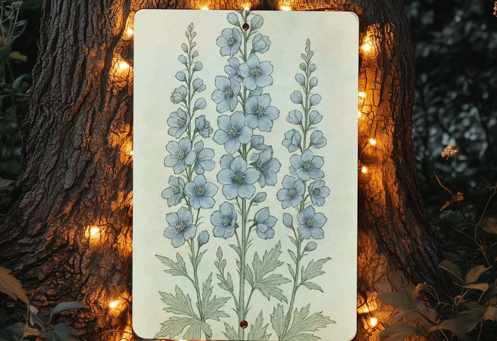 a picture of blue flowers on a white background