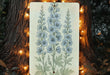 a picture of blue flowers on a white background