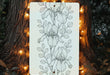 a drawing of a flower on a piece of paper