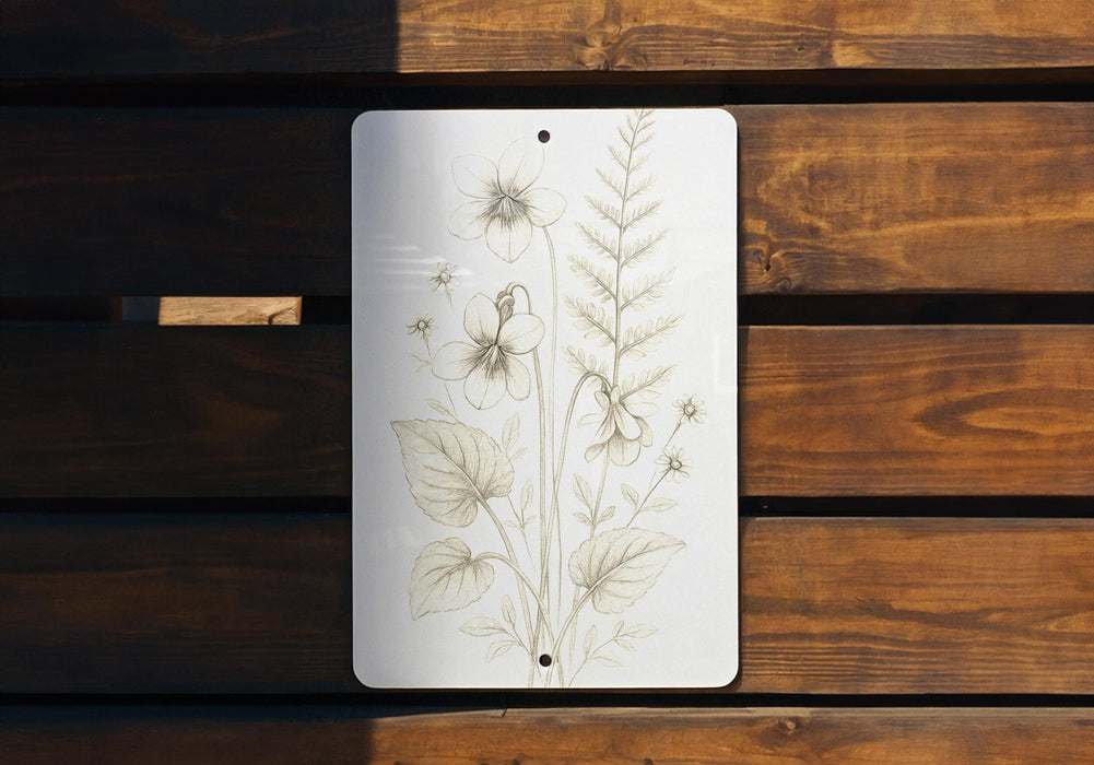 a picture of some flowers on a wooden bench