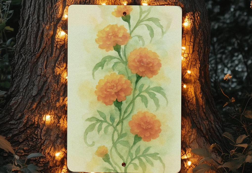 a picture of a painting of flowers on a tree