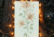 a picture of a flower on a tree with a string of lights