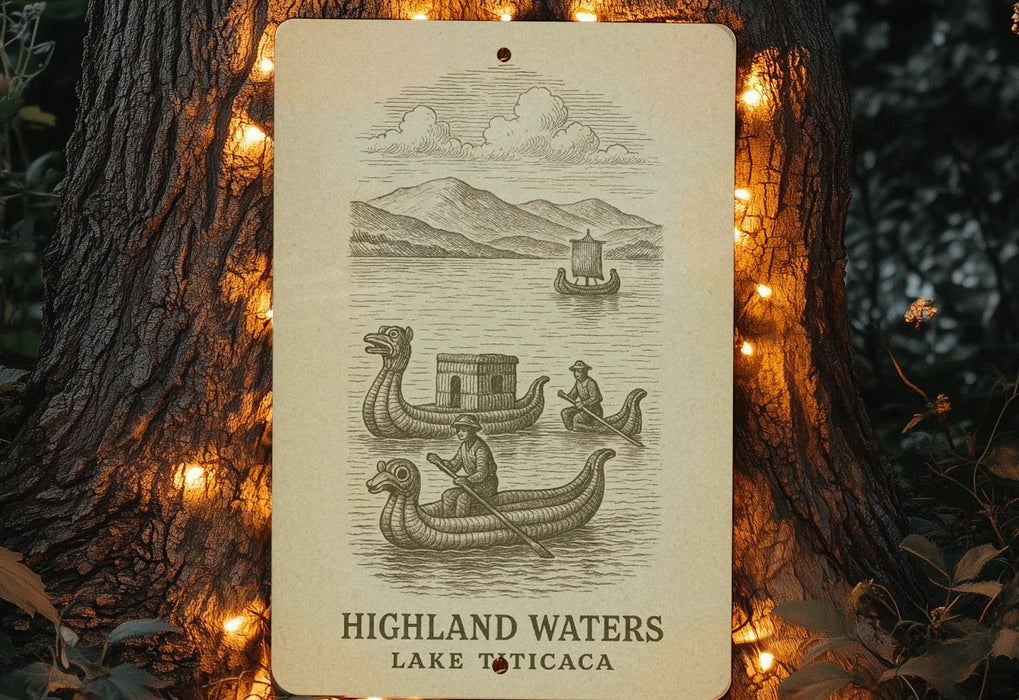 a sign that is hanging on a tree