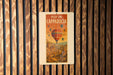 a sign on a wooden wall that says fly in cappadocia