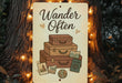 a sign that says wander often on it