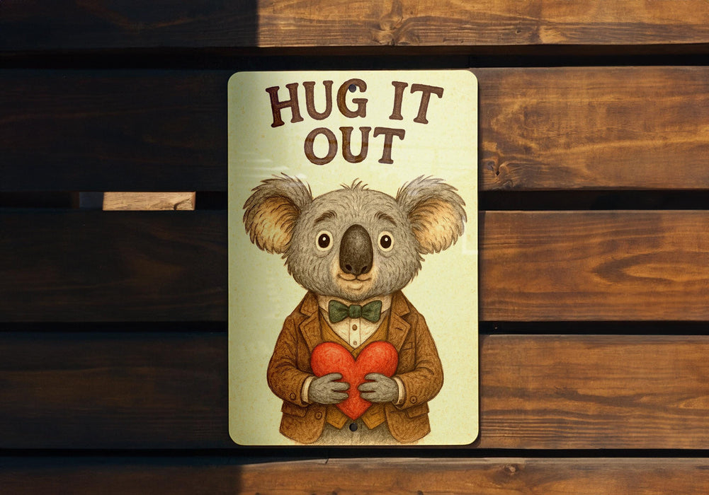 a picture of a koala holding a heart