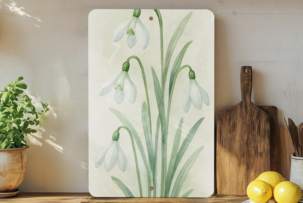a painting of flowers on a shelf next to lemons