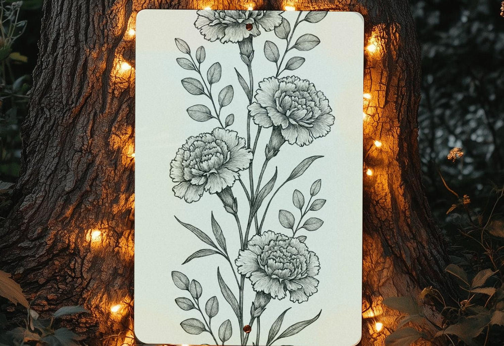 a picture of some flowers on a tree