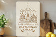 a picture of a sign that says cartagena's charm
