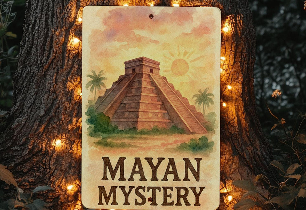 a sign that is hanging on a tree