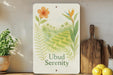 a picture of a sign that says ubud serenity