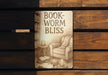 a book that is sitting on a bench