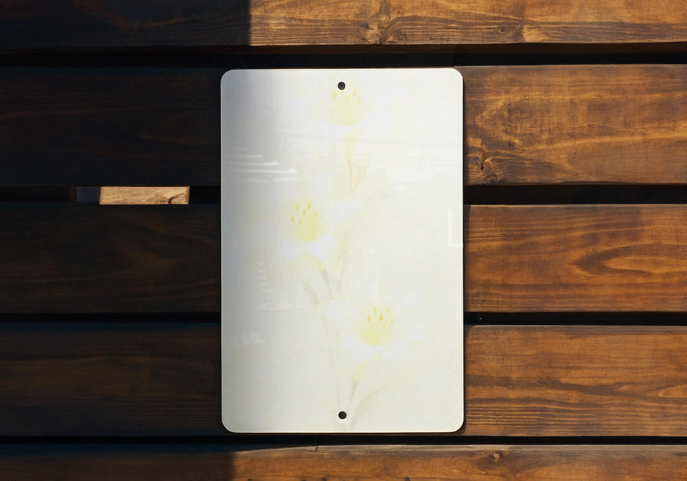 a close up of a white object on a wooden surface