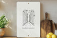 a picture of a bamboo screen print on a shelf