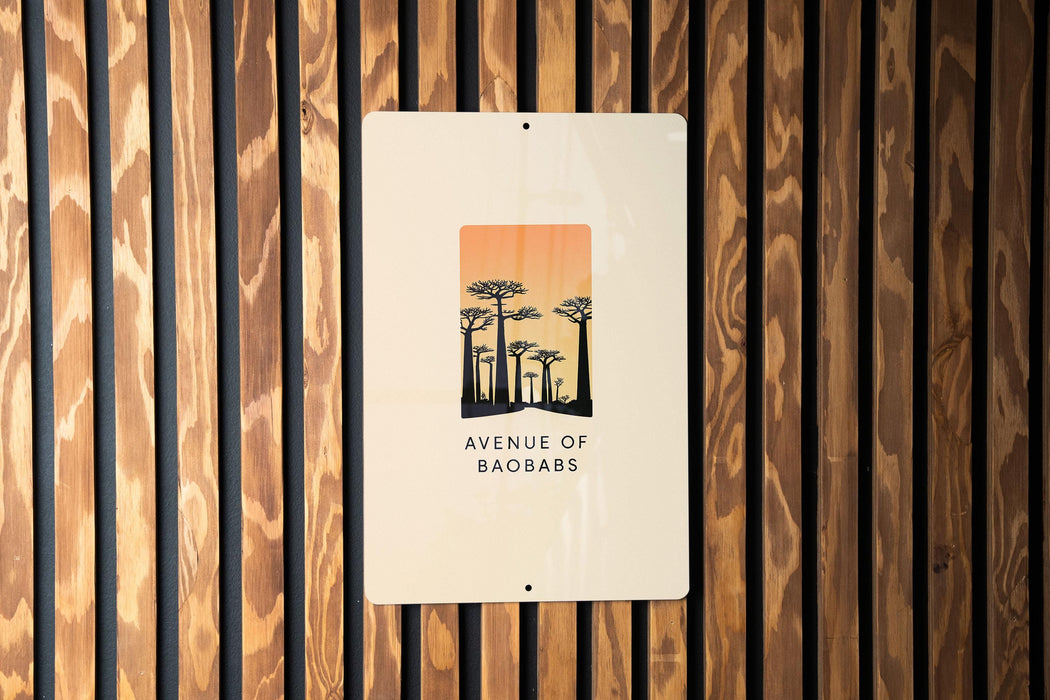 a wooden wall with a sign on it
