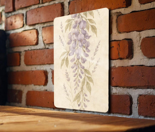 a picture of a painting on a brick wall